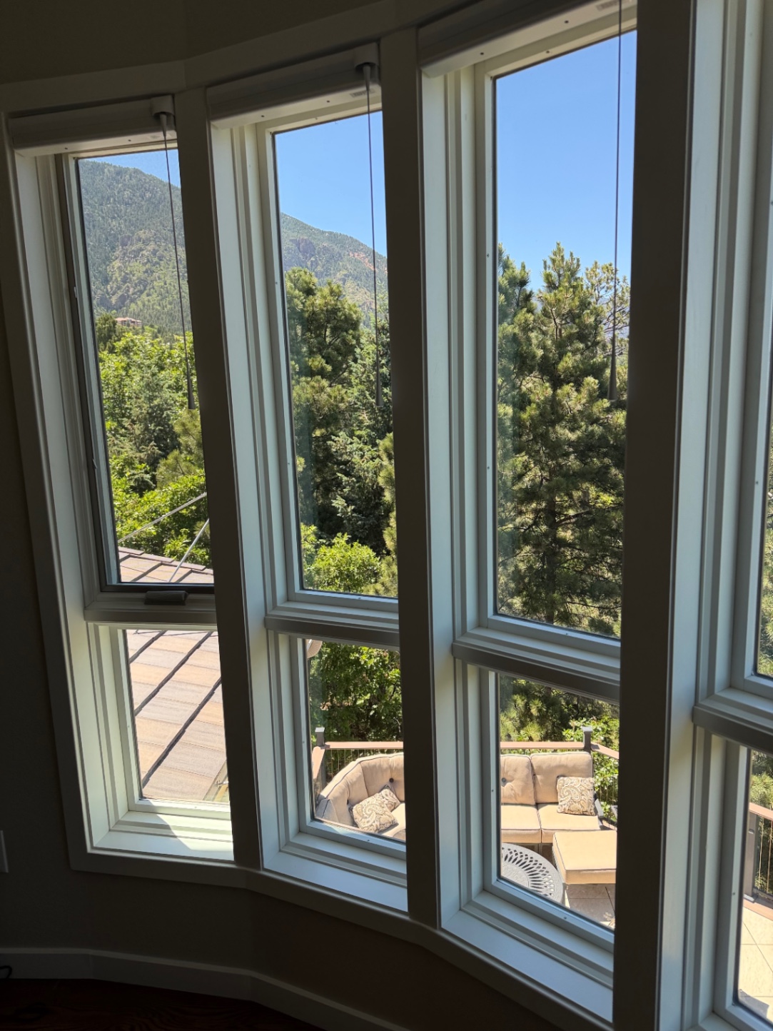 The beautiful views from clean windows