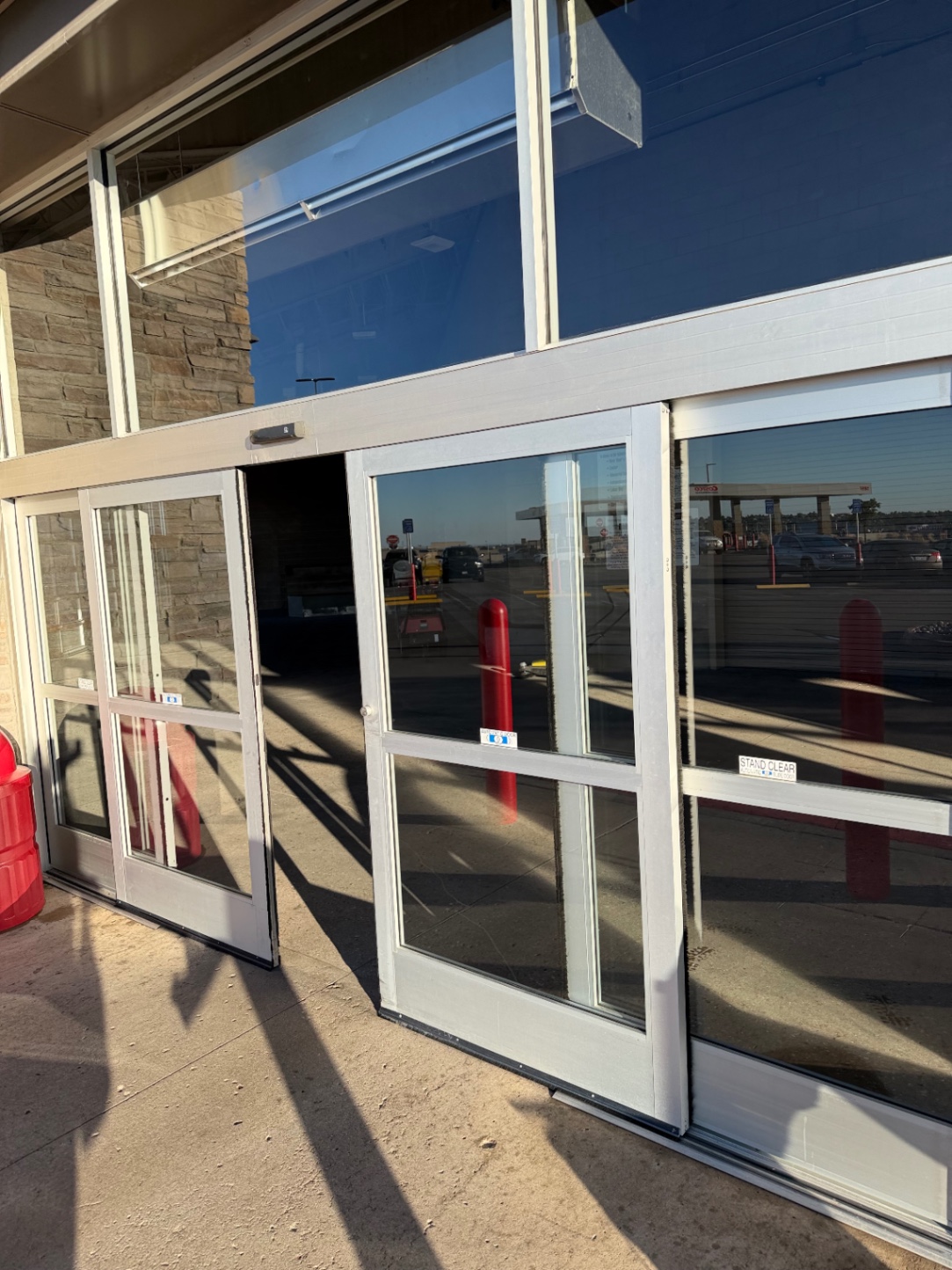 Commercial storefront windows