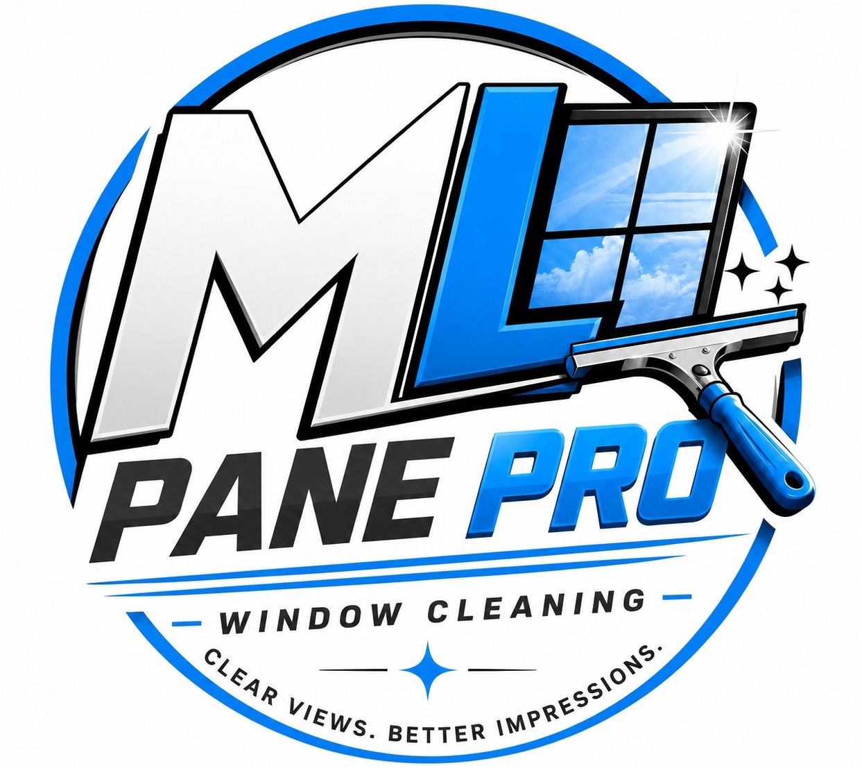 ML Pane Pro Window Cleaning logo